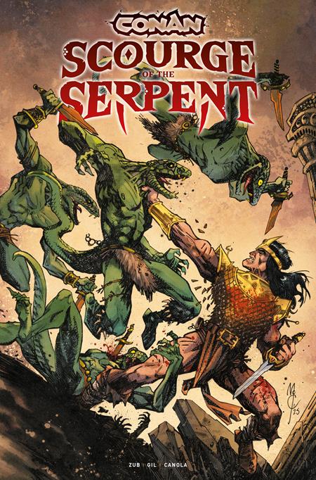 CONAN THE BARBARIAN SCOURGE OF THE SERPENT #1 (OF 4) CVR B JOHN MCCREA VAR (MR)