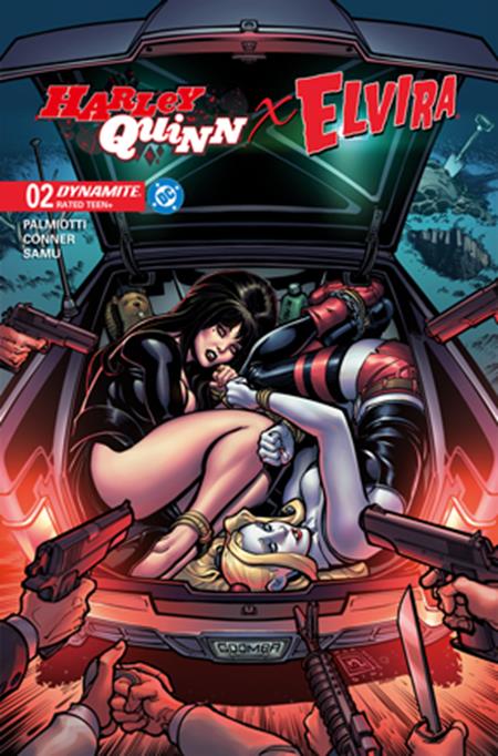 HARLEY QUINN X ELVIRA #2 CVR B CHAD HARDIN VAR