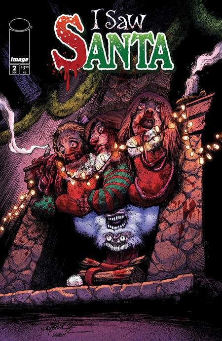 I SAW SANTA A SPAWN UNIVERSE CHRISTMAS STORY #2 (OF 2) CVR B JONATHAN WAYSHAK VAR