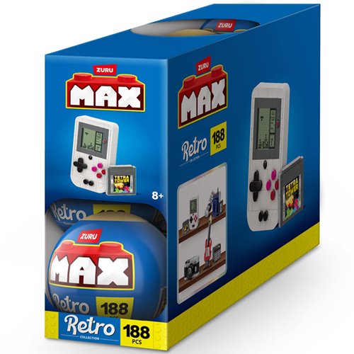 Max Premium Retro Series 2 Handheld Game Console Building Brick Capsule (ETA January/ February 2026)