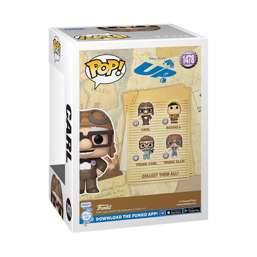 Up | Carl Funko Pop! #1478 | Disney Pixar