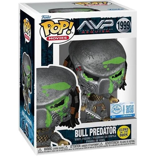 Aliens vs. Predator: Requiem Bull Predator Bloody Glow-in-the-Dark Funko Pop! Vinyl Figure #1999 (ETA MARCH / APRIL 2026)