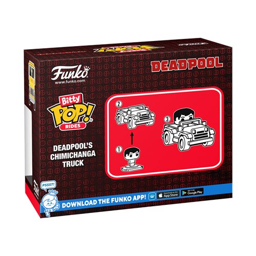 Deadpool with Chimichanga Truck Bitty Pop! Ride | Funko