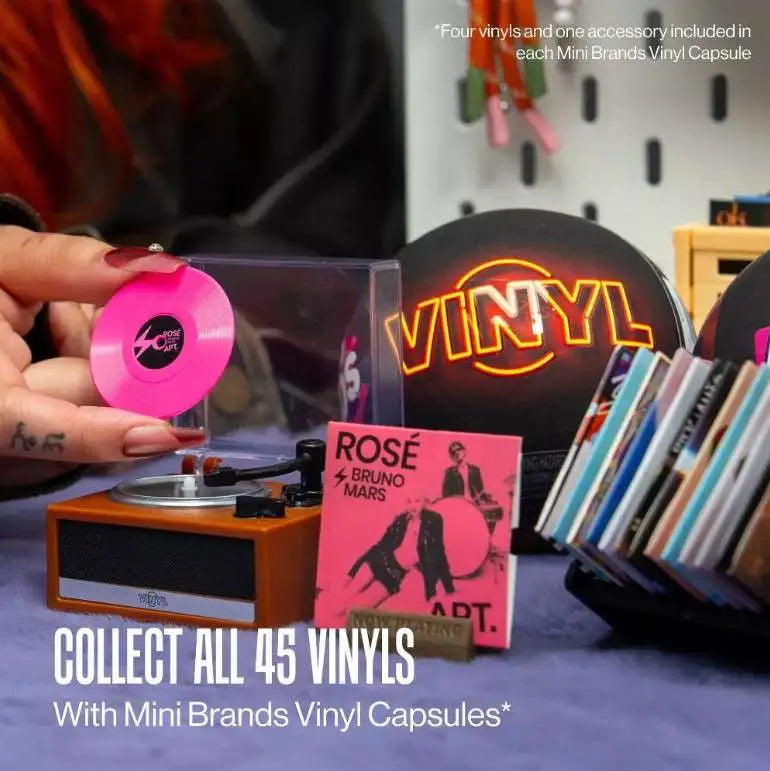 ZURU MINI BRANDS COLLECTIBLE MUSIC PLAYING VINYL - PREORDER