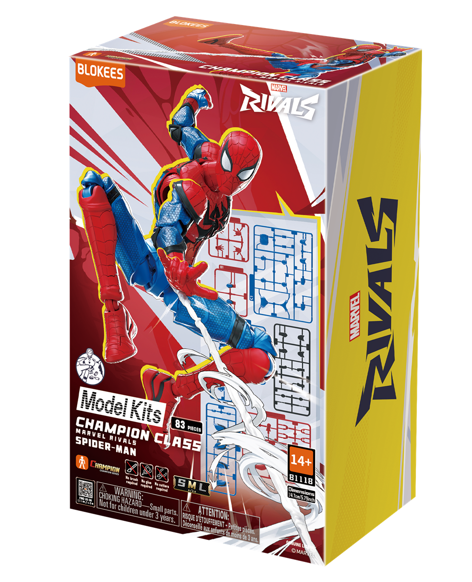 Marvel Rivals Champion Spider-Man CC06 Blokees Model Kit (SHIPPING 2/26)