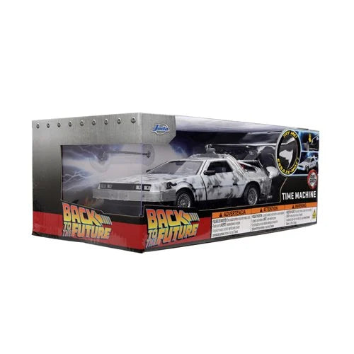 Hollywood Rides Back to the Future Time Machine Frosted 1:24 Die-Cast Metal Vehicle