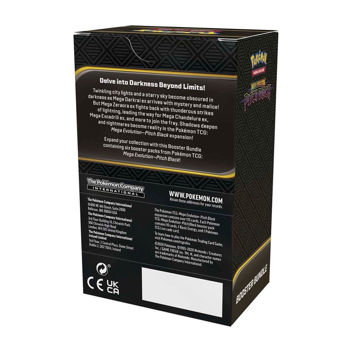 Pokemon Pitch Black Booster Bundle