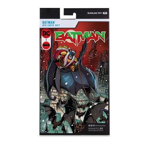 DC Multiverse McFarlane Vault Collection Wave 3 Batman Red Santa Suit 7-Inch Scale Action Figure - PREORDER