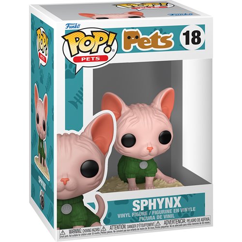 Pop! Pets Sphinx Cat Funko Pop! Vinyl Figure #18 (ETA JANUARY / FEBRAURY 2026)