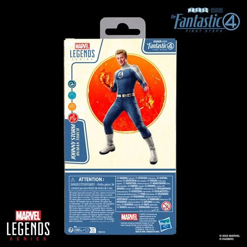 The Fantastic Four: First Steps Marvel Legends Series Johnny Storm 6-Inch Action Figure