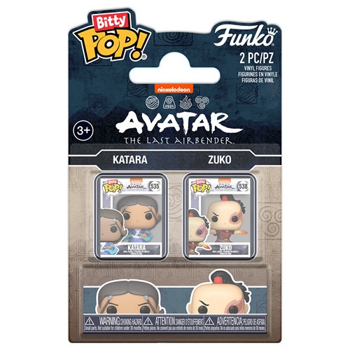 Avatar: The Last Air Bender Katara and Zuko Funko Bitty Pop! Mini-Figure 2-Pack