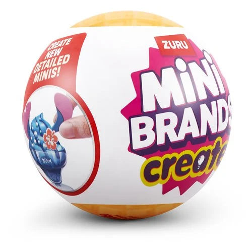 Mini Brands Create Disney Snacks Series 1 Blind-Box Mini-Figure Capsule