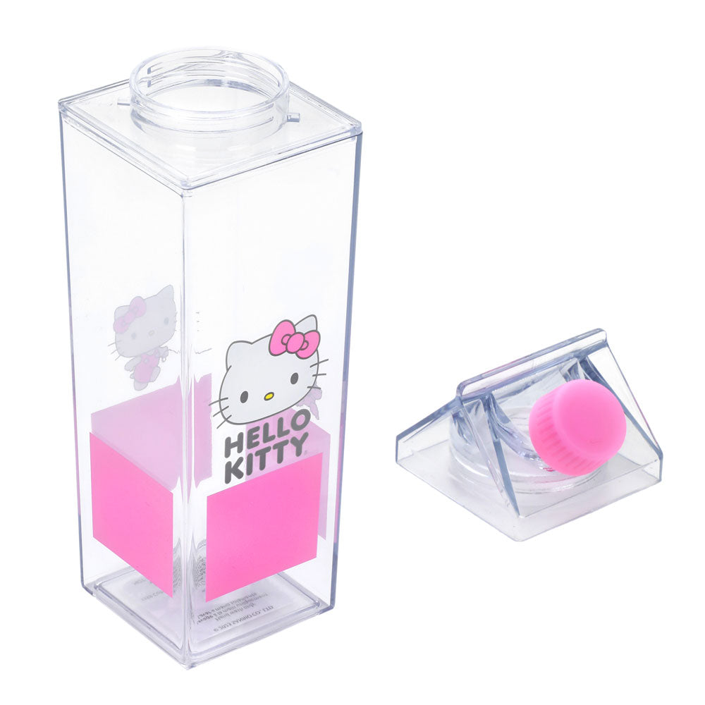 HELLO KITTY MILK CARTON SHAPED 17 OZ. WATER BOTTLE (ETA AUGUST / SEPTEMBER 2024)