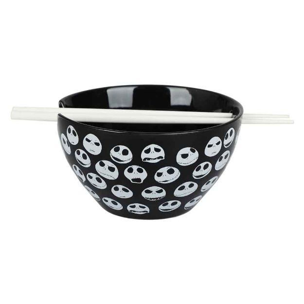 The Nightmare Before Christmas Jack 20 oz. Ceramic Ramen Bowl with Chopsticks (ETA JULY / AUGUST 2024)