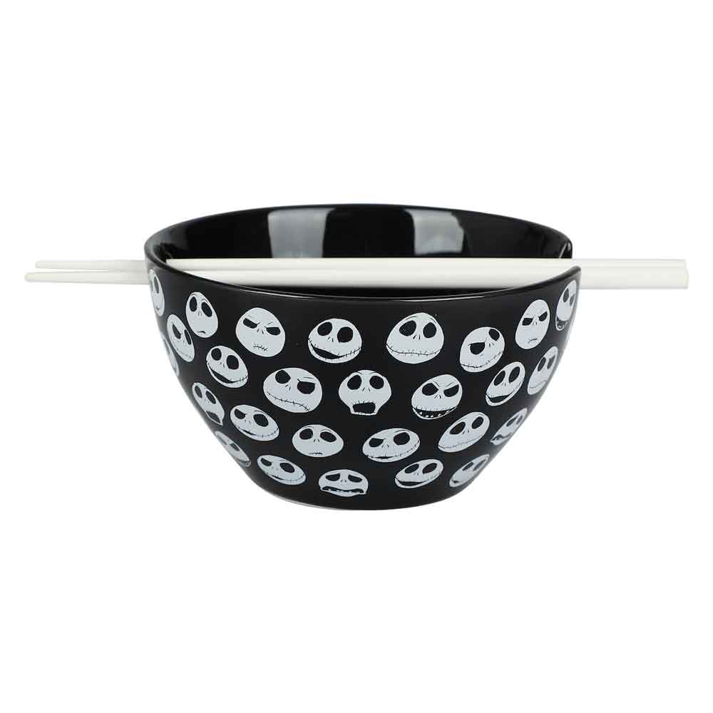 The Nightmare Before Christmas Jack 20 oz. Ceramic Ramen Bowl with Chopsticks (ETA JULY / AUGUST 2024)