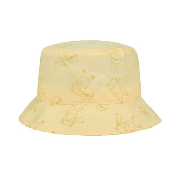 Pokemon Pikachu Flocked Juniors Bucket Hat (ETA JULY / AUGUST 2024)