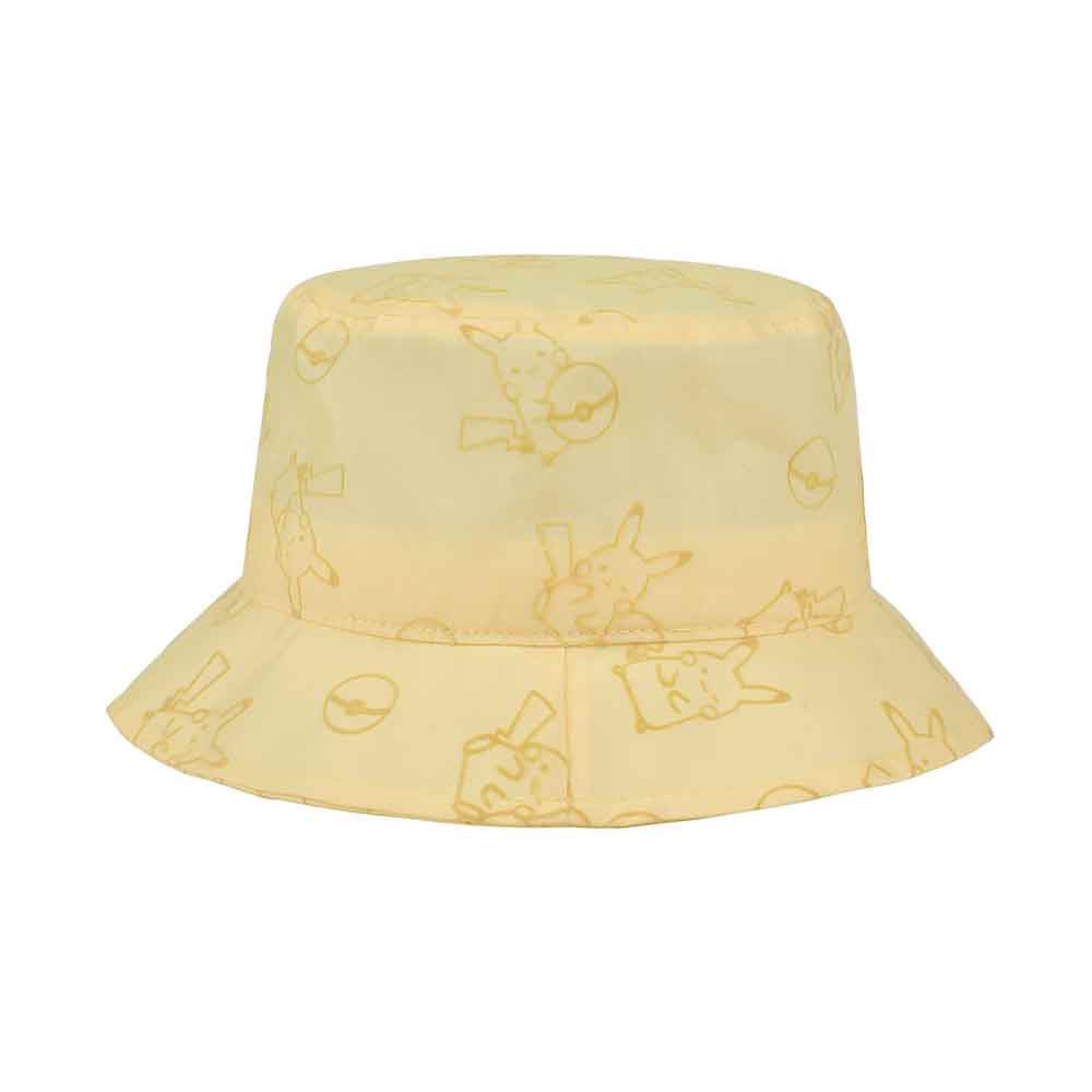 Pokemon Pikachu Flocked Juniors Bucket Hat (ETA JULY / AUGUST 2024)