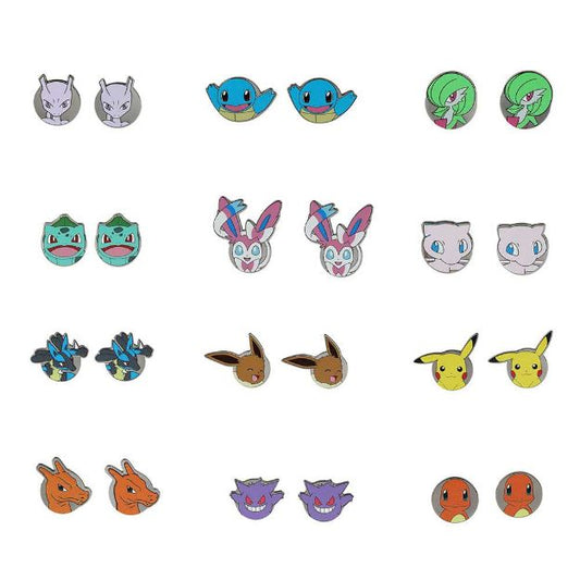 Pokemon Characters 12 Pack Earring Set (ETA JULY / AUGUST 2024)