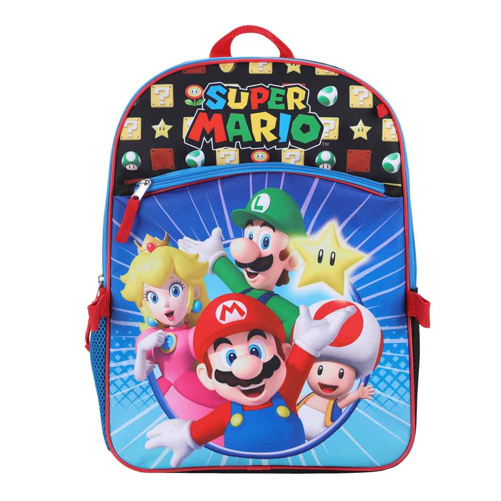 Super Mario Bowser 5 pc Youth Backpack Set (ETA AUGUST / SEPTEMBER 2024)