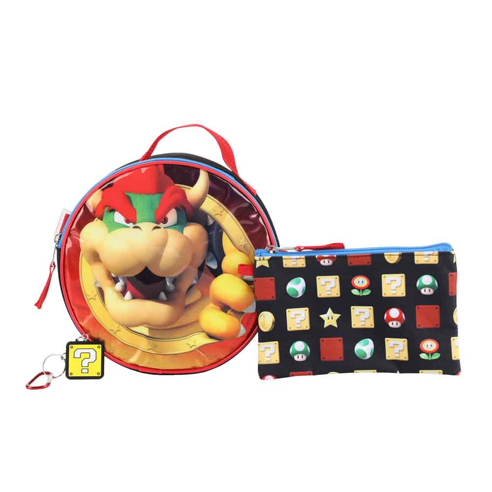 Super Mario Bowser 5 pc Youth Backpack Set (ETA AUGUST / SEPTEMBER 2024)