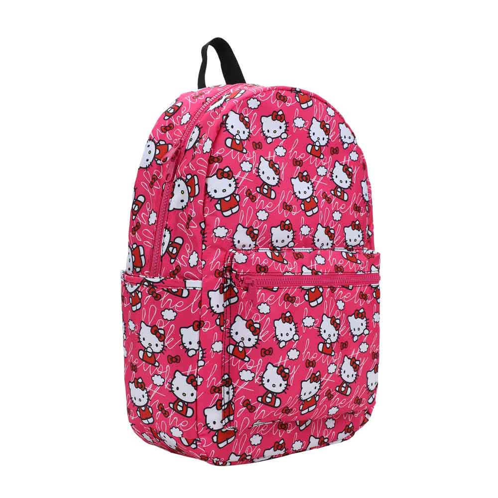 Hello Kitty Logo Toss AOP Travel Backpack (ETA AUGUST / SEPTEMBER 2024)