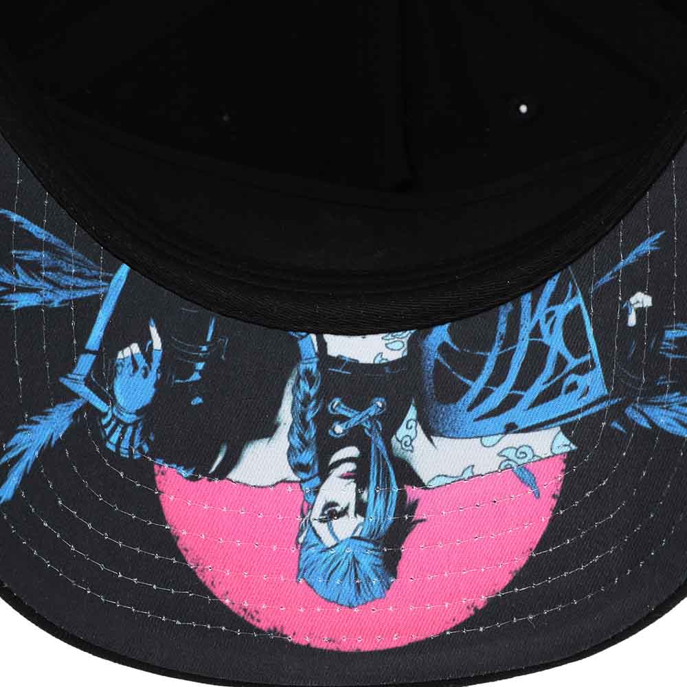 Arcane League of Legends Jinx Curved Bill Snapback (ETA FEBRUARY / MARCH 2025)