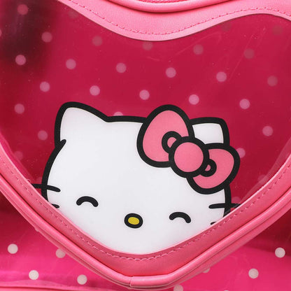 Hello Kitty Peekaboo Heart Clear Mini Backpack (ETA FEBRUARY / MARCH 2025)