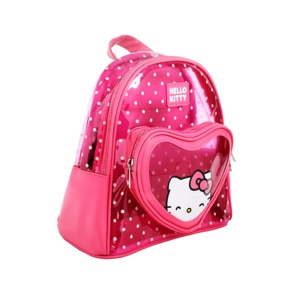 Hello Kitty Peekaboo Heart Clear Mini Backpack (ETA FEBRUARY / MARCH 2025)