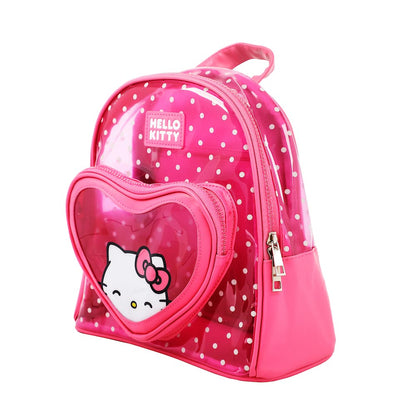 Hello Kitty Peekaboo Heart Clear Mini Backpack (ETA FEBRUARY / MARCH 2025)