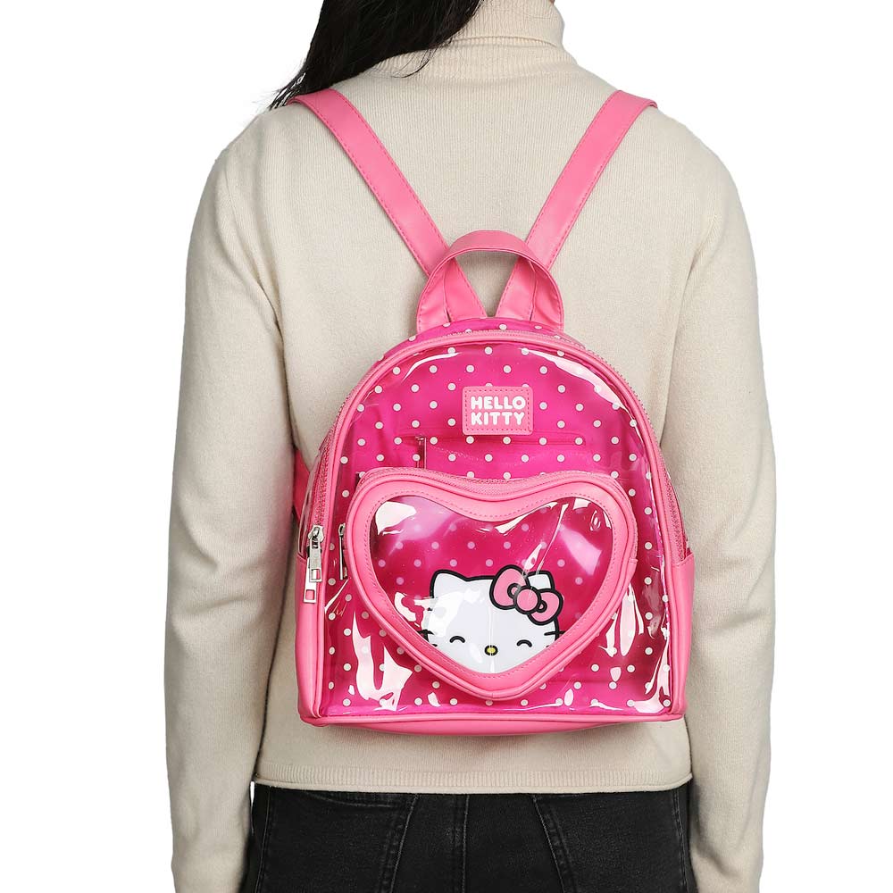 Hello Kitty Peekaboo Heart Clear Mini Backpack (ETA FEBRUARY / MARCH 2025)