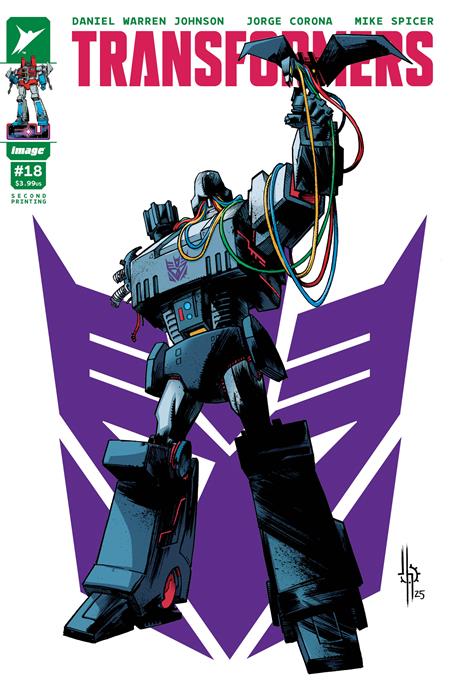 TRANSFORMERS #18 2ND PTG CVR A JASON HOWARD DECEPTICON CVR