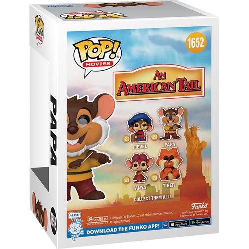 American Tail Papa with Violin Funko Pop! Vinyl Figure #1652 (ETA OCTOBER / NOVEMBER 2024)