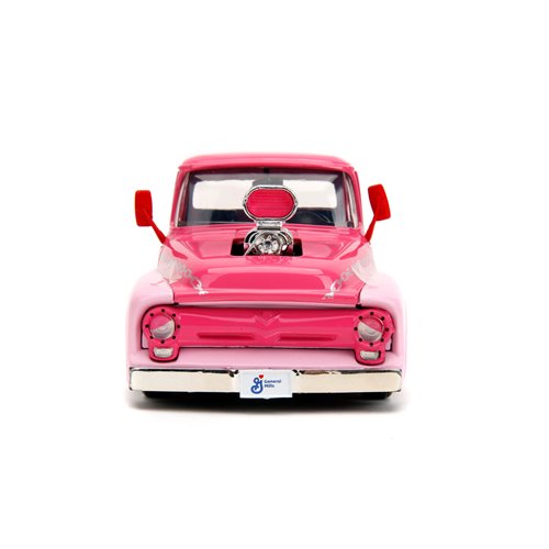 General Mills Franken Berry 1956 Ford F-100 1:24 Scale Die-Cast Metal Vehicle with Figure (ETA FEBRUARY 2025)