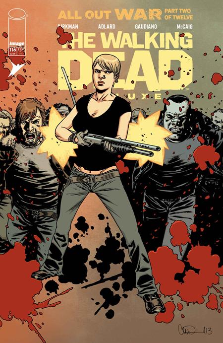 WALKING DEAD DELUXE #116 CVR B CHARLIE ADLARD & DAVE MCCAIG VAR (MR)