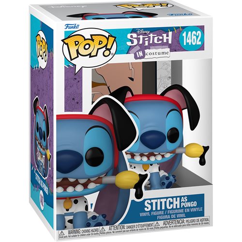 Lilo & Stitch Costume Stitch as Pongo Funko Pop! Vinyl Figure #1462 (ETA JUNE / JULY 2024)