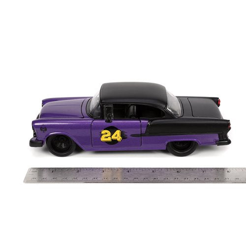 Bigtime Muscle 1955 Chevrolet Bel-Air Metallic Purple and Gold 1:24 Scale Die-Cast Metal Vehicle (ETA JANUARY 2025)