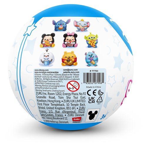 Snackles Disney Series 1 Blind-Box 5-Inch Plush Capsule