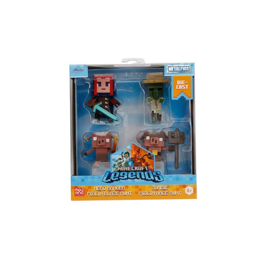 Minecraft MetalFigs 2 1/2-Inch Die-Cast Metal Mini-Figure Wave 2 - 4-Pack