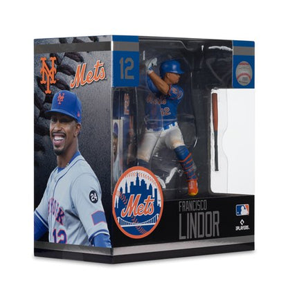 MLB SportsPicks New York Mets Francisco Lindor 7-Inch Posed Figure