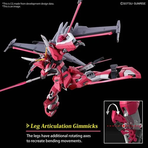 Mobile Suit Gundam Seed Freedom Infinite Justice Gundam Type II High Grade 1:144 Scale Model Kit