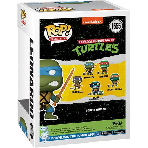 Teenage Mutant Ninja Turtles Leonardo with Katana Funko Pop! Vinyl Figure #1555 (ETA OCTOBER / NOVEMBER 2024)