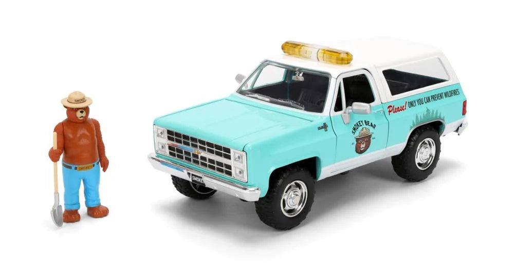 Hollywood Rides Smokey Bear 1:24 Scale 1980 Chevy Blazer Model