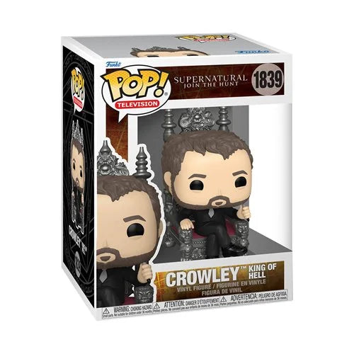 Supernatural Crowley King of Hell Throne Premium Funko Pop! Vinyl Figure #1839 (ETA JANUARY / FEBRUARY 2026)
