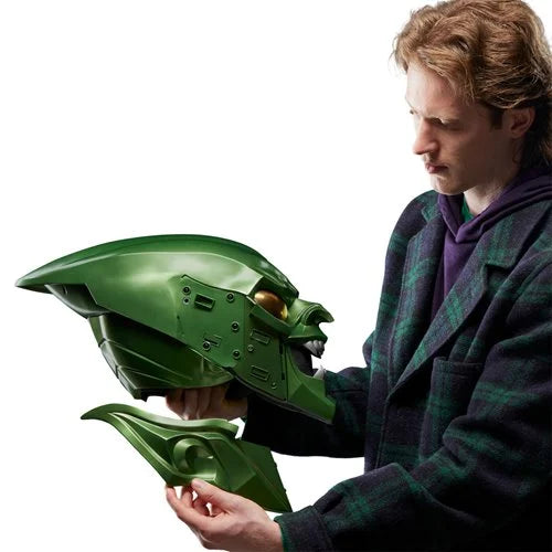 Spider-Man: No Way Home Marvel Legends Series Green Goblin Premium Roleplay Helmet Prop Replica (ETA JANUARY / FEBRUARY 2025)