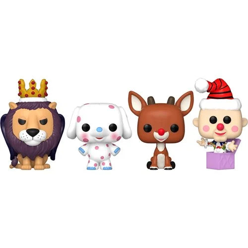 Rudolph the Red-Nosed Reindeer Holiday Funko Pocket Pop! Mini-Figure Tree 4-Pack Set (ETA OCTOBER / NOVEMBER 2024)