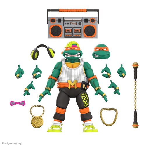 Teenage Mutant Ninja Turtles Ultimates Rapper Mike 7-Inch Action Figure (ETA SEPTEMBER / OCTOBER 2024) - LIMIT 2 PER CUSTOMER