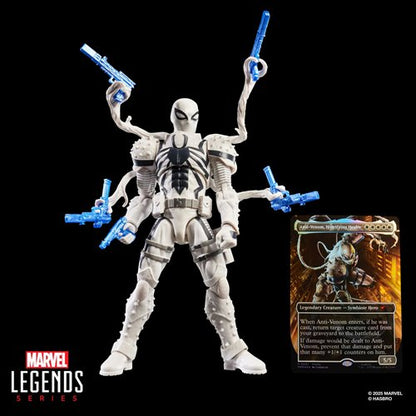 Spider-Man Marvel Legends Series Magic: The Gathering Agent Anti-Venom 6-Inch Action Figure and Card