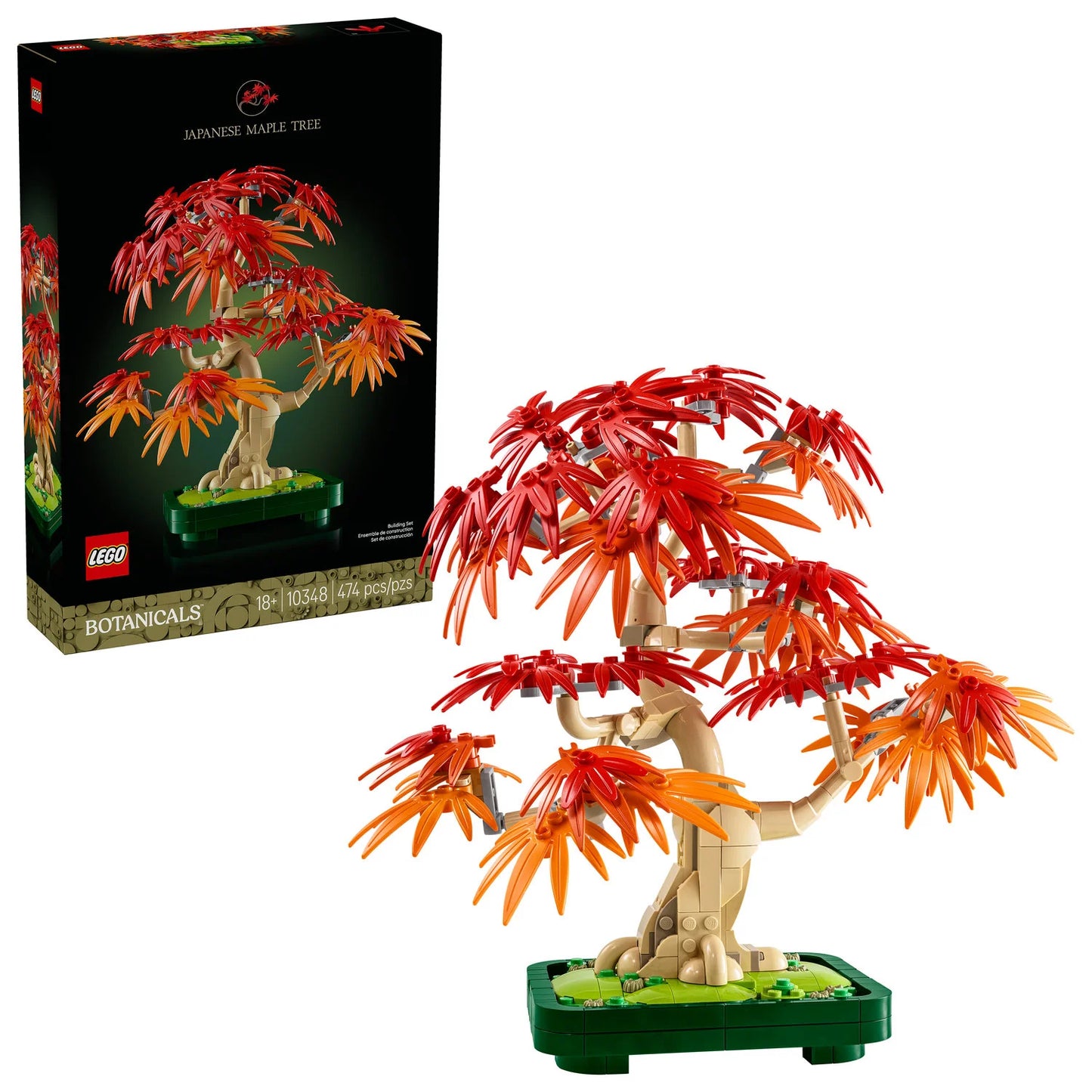 Japanese Red Maple Bonsai Tree Lego Set