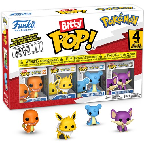 Pokémon Charmander Bitty Pop! Mini-Figure 4-Pack | Funko
