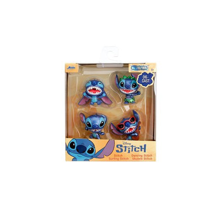 Lilo & Stitch Stitch Metalfigs 2 1/2-Inch Die-Cast Metal Mini-Fgure 4-Pack